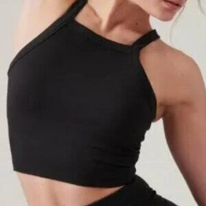 Athleta Aaurora Seamless High Neck V-Back Tank